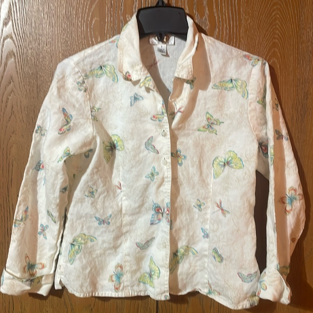 Talbots - Petites - Butterfly - Linen Style